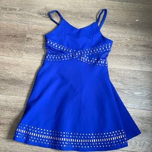 Elisa B Royal Blue Party Dress